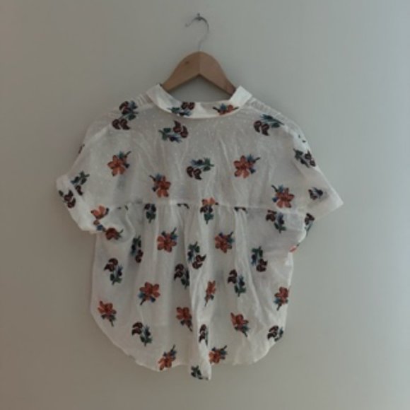 Madewell Button Down Collared Hawaiian Shirt size S - Picture 3 of 5